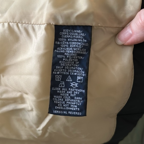 VTG Tommy Jeans Quilted Puffer Jacket US Ski Team Ribbed Cuffs/Collar Y2K - Picture 7 of 13